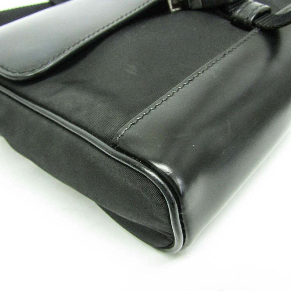 PRADA Black Leather Shoulder Bag - Picture 5 of 16